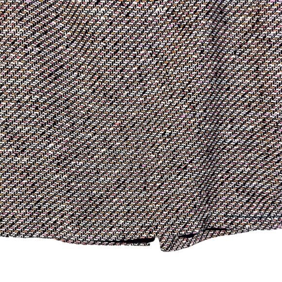 Talbots Textured Wool Skirt Womens Size 8 Pencil Back Slit Multicolor Career - Picture 3 of 12